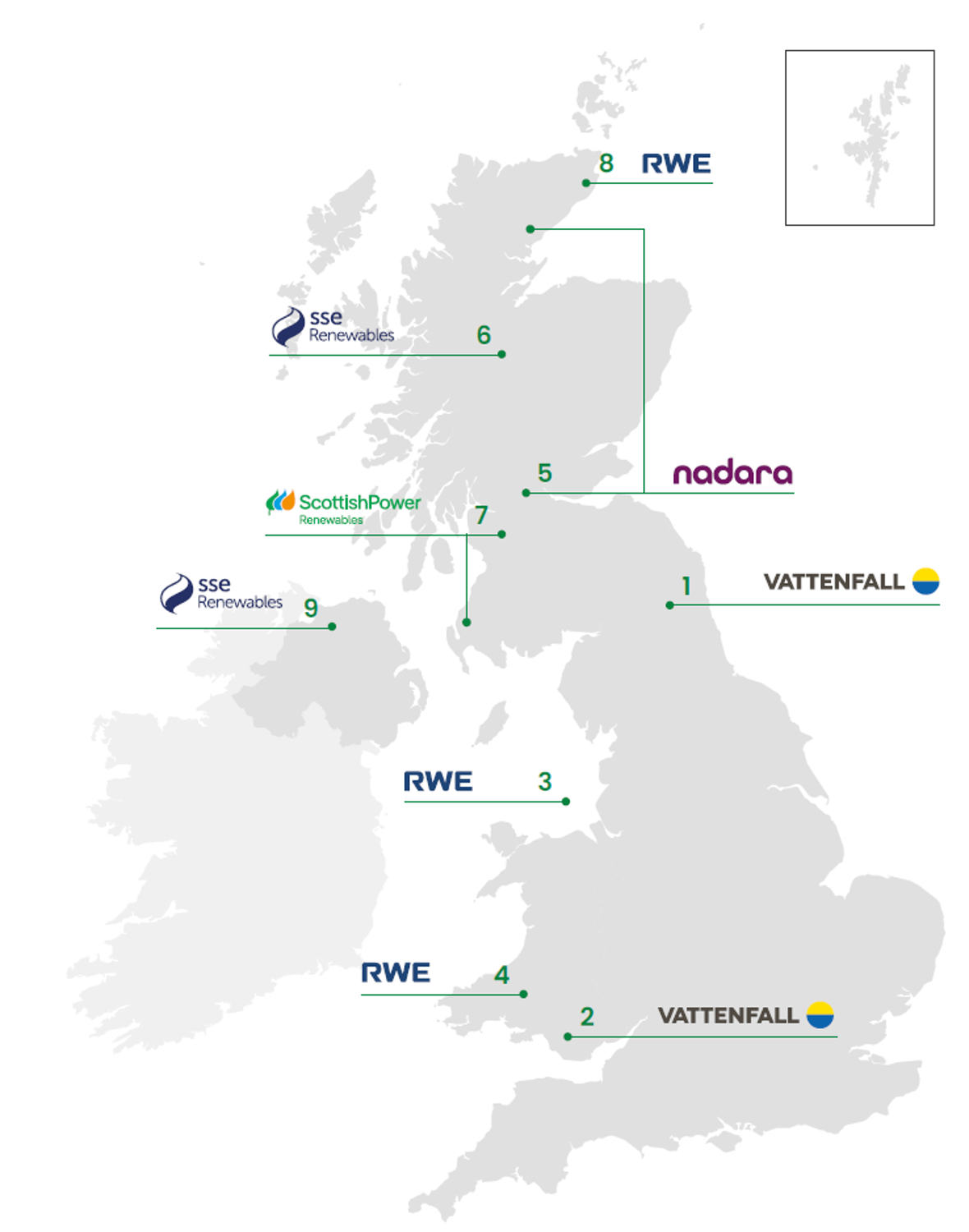 Map of community benefits